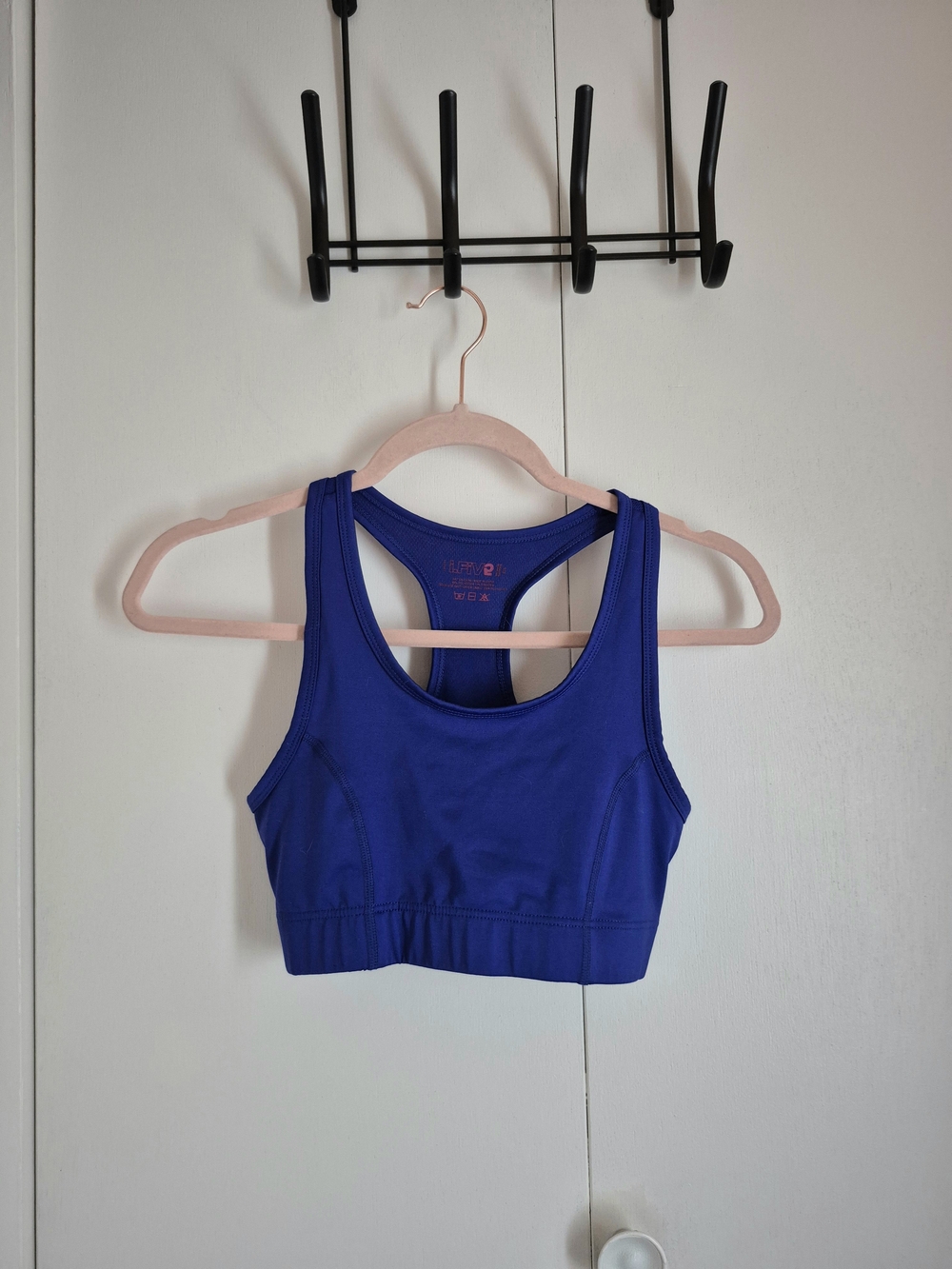 Women’s Blue Racerback Sports Bra Tank Top